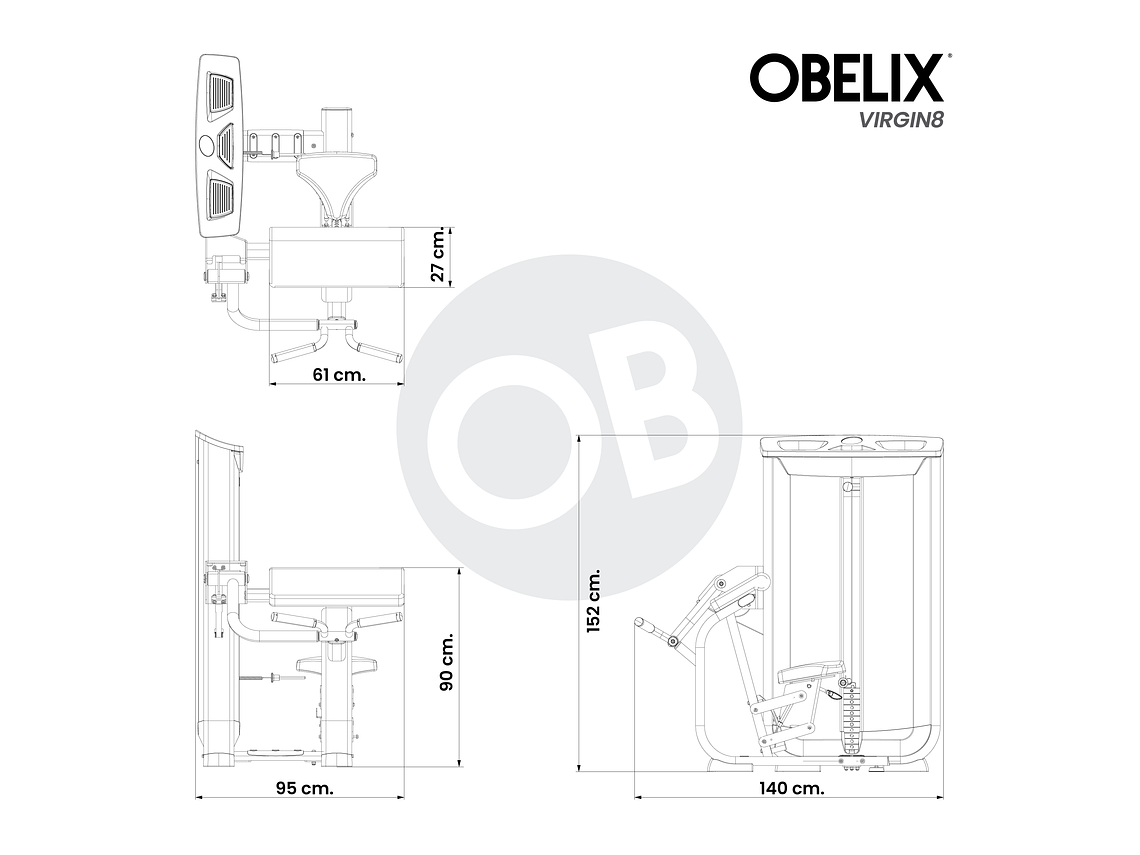 Curl de Bíceps V8 Series | Obelix 3