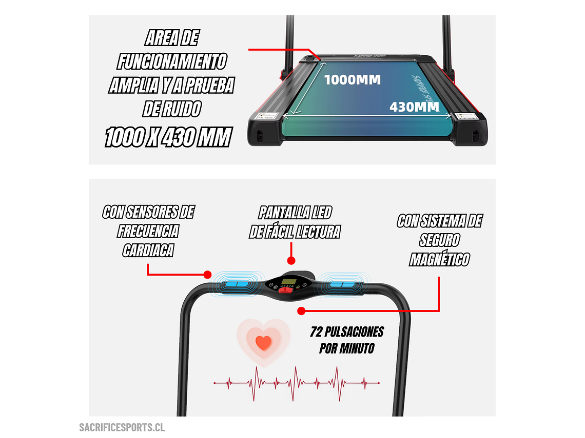 TROTADORA CAMINADORA ELÉCTRICA CP-X1 2