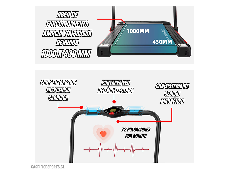 TROTADORA CAMINADORA ELÉCTRICA CP-X1 2