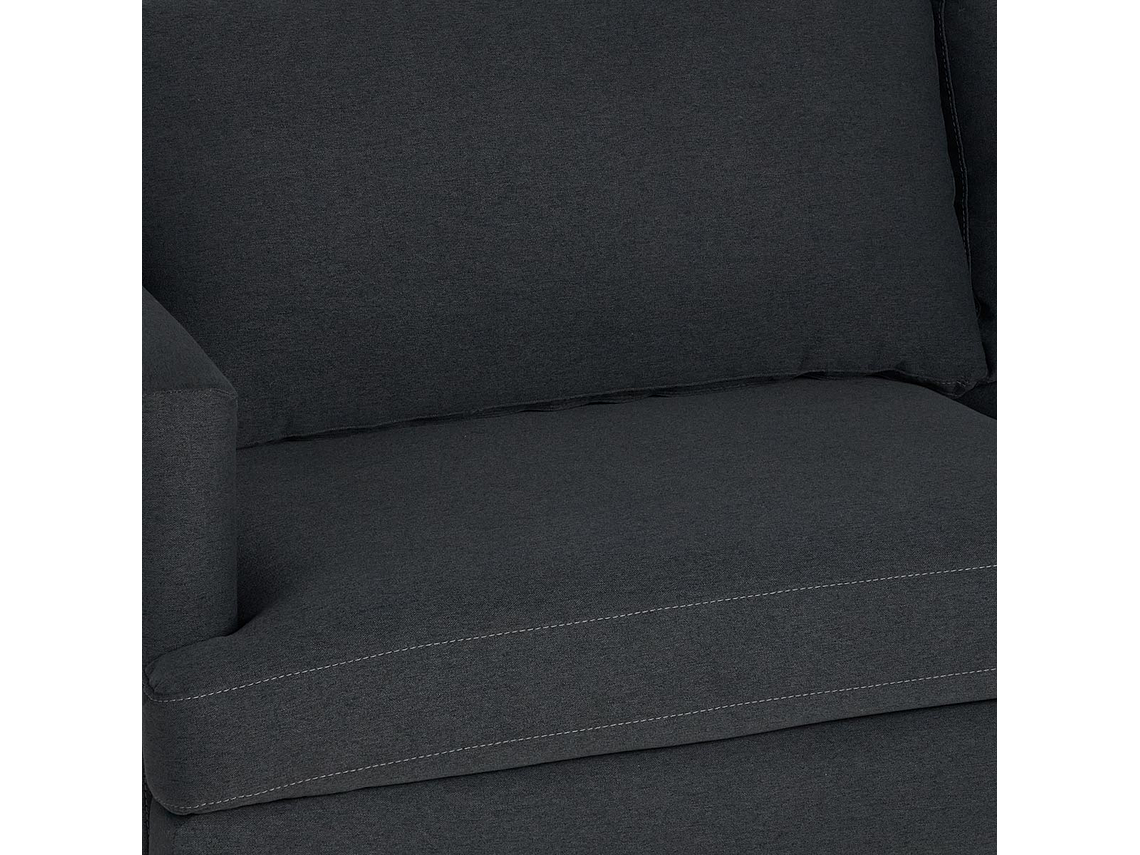 SOFÁ ROSEN 3 CUERPOS GRAFITO WELLS TELA 6