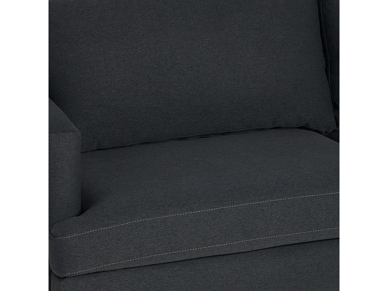 SOFÁ ROSEN 3 CUERPOS GRAFITO WELLS TELA 6