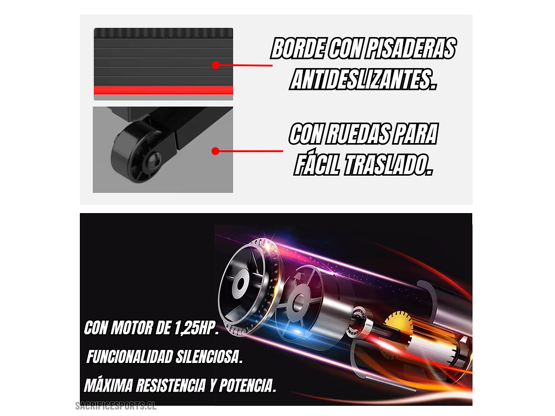 TROTADORA CAMINADORA ELÉCTRICA CP-X1 4