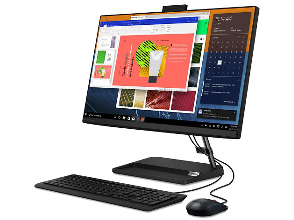 LENOVO AIO 3 AMD R3 5300U FULL HD 24' 8GB RAM 512GB SSD W11H 1