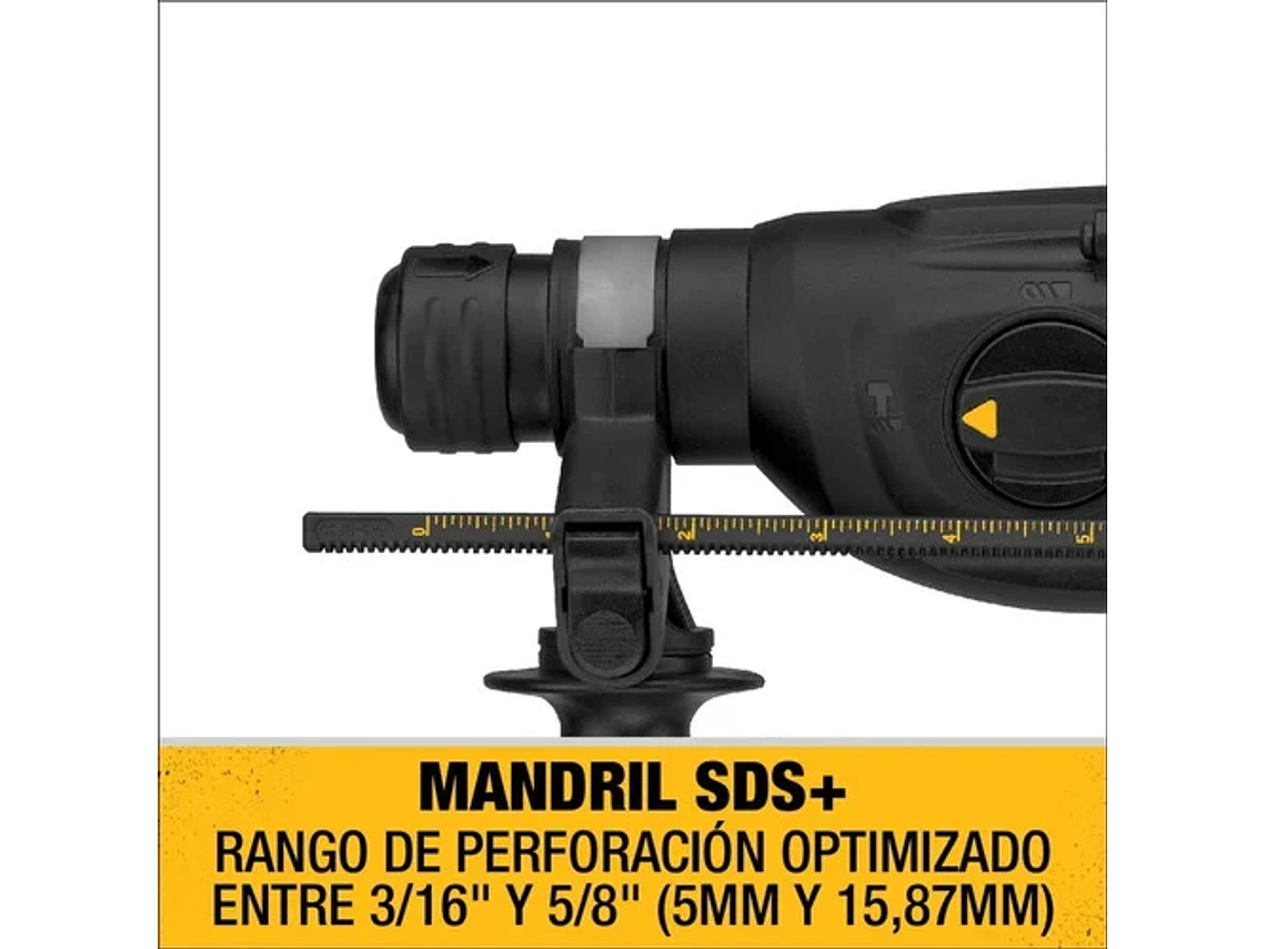 ROTOMARTILLO DEWALT SDS 20 V S/CARBONES S/BATERÍA DCH133B-B3 4