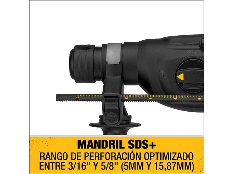 ROTOMARTILLO DEWALT SDS 20 V S/CARBONES S/BATERÍA DCH133B-B3 4