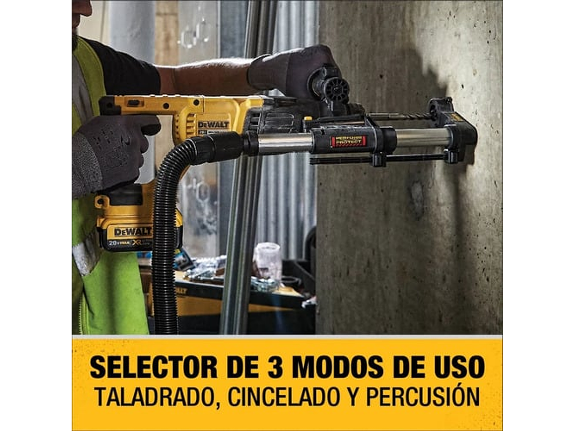 ROTOMARTILLO DEWALT SDS 20 V S/CARBONES S/BATERÍA DCH133B-B3 6