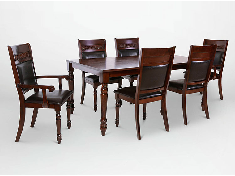 JUEGO DE COMEDOR CIC NEW CORDOBES 4 SILLAS 2 SITIALES 1