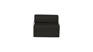 SOFÁ LATAM HOME SIENA NEGRO CAMA PU
