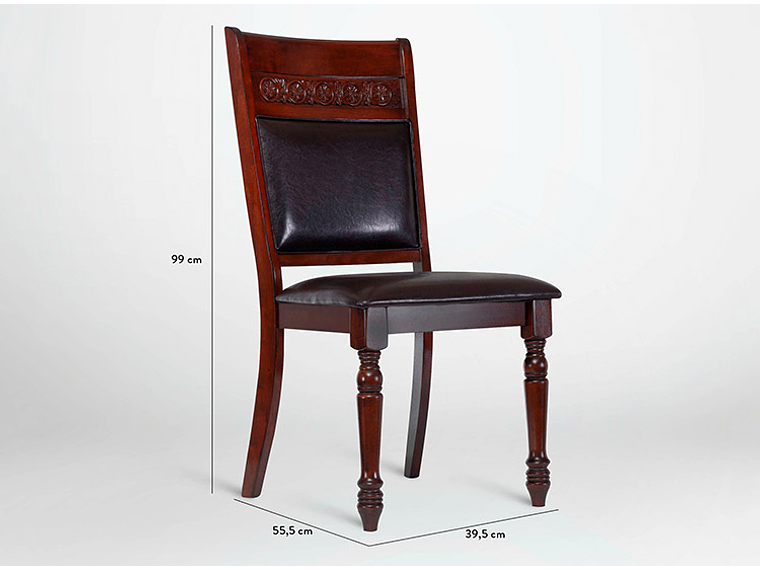 JUEGO DE COMEDOR CIC NEW CORDOBES 4 SILLAS 2 SITIALES 5