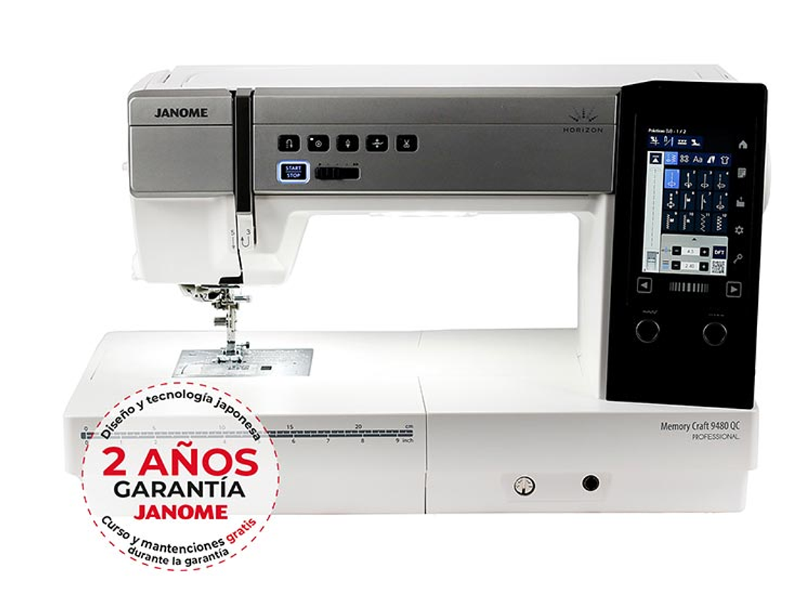 MÁQUINA DE COSER JANOME PROFESIONAL MEMORY CRAFT 9480QCP 5