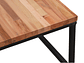 MESA CENTRO MUEBLES NATIVA INDUSTRIAL RUSTICA - Miniatura 3