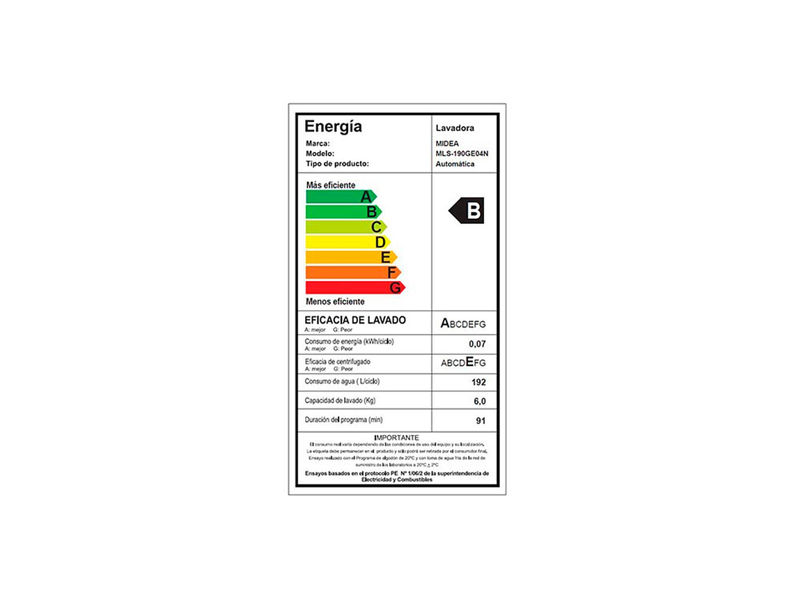 LAVADORA CARGA SUPERIOR MIDEA MLS-190GE04N 19KG GRIS 4
