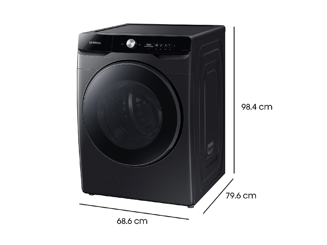 LAVADORA SECADORA SAMSUNG WD22T6500GV 22KG/13KG NEGRO 6