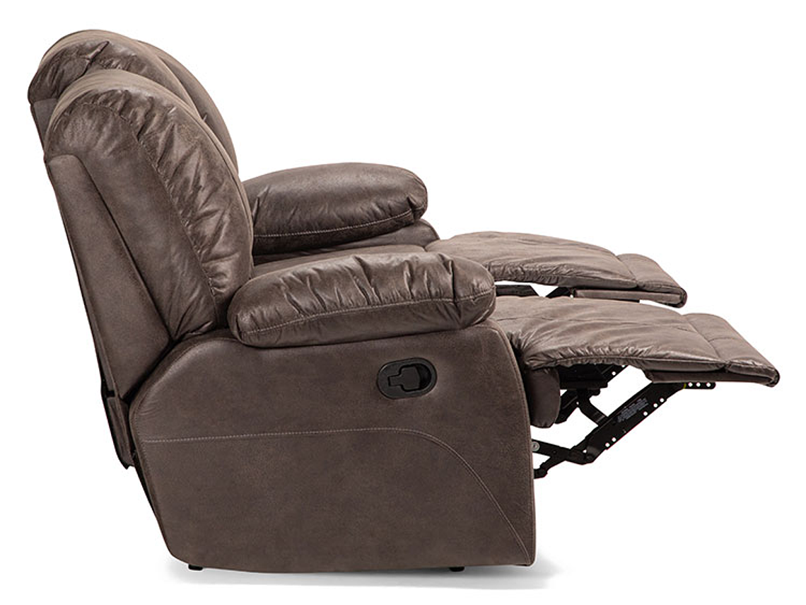 SOFÁ ROSEN RECLINABLE BUCAREST PU 3 CUERPOS CAFÉ 7