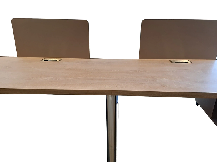 ESTACION ISLA PARA 4 PERSONAS, FOUR SEASONS DOBLE CUBIERTA 4 CAJONERAS. ROBLE PROVENZAL 2