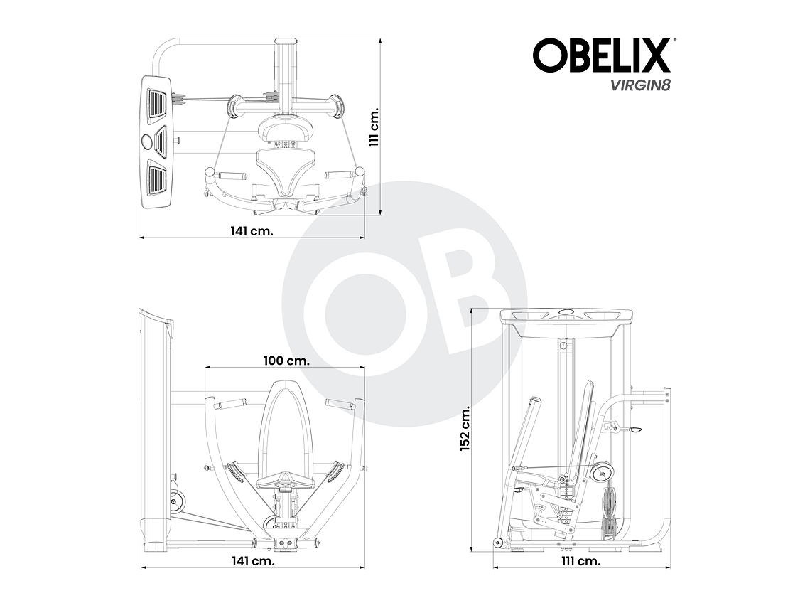 Press de Pectoral V8 Series | Obelix 2