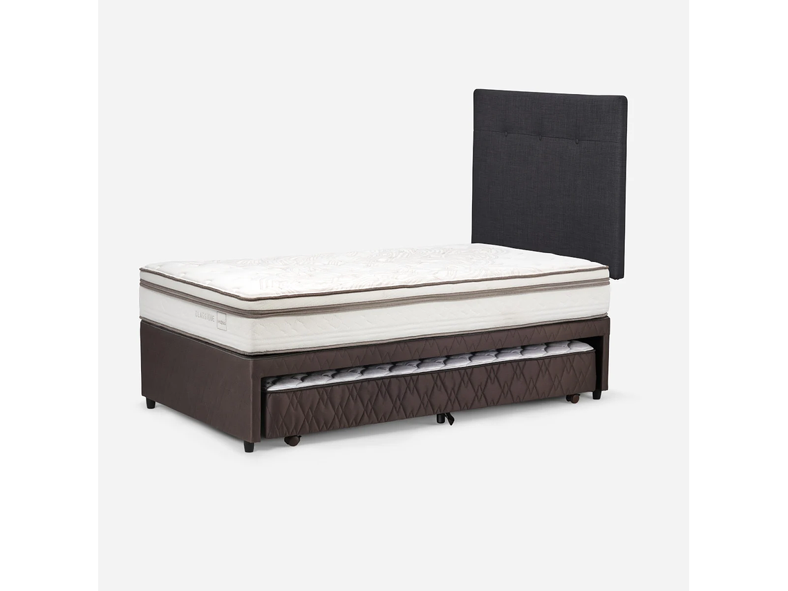 DIVÁN CLASSIQUE+ 1,5 PLAZAS + RESPALDO NEW BENNET GRAFITO 4