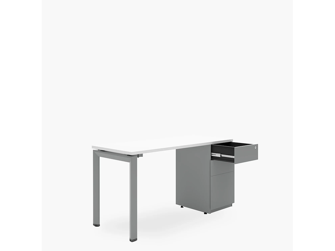 ESCRITORIO FORM OFFICE NEO 140X60 CON CAJONERA METALICA 3