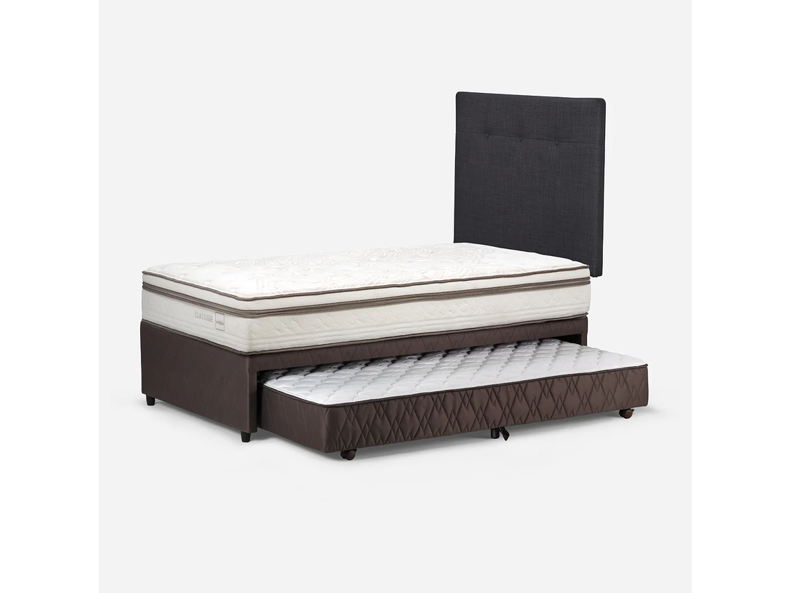 DIVÁN CLASSIQUE+ 1,5 PLAZAS + RESPALDO NEW BENNET GRAFITO 5