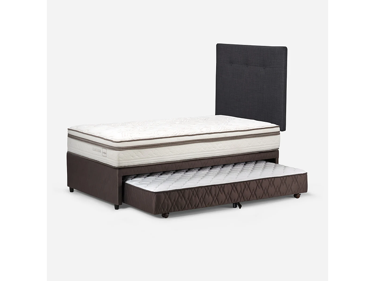 DIVÁN CLASSIQUE+ 1,5 PLAZAS + RESPALDO NEW BENNET GRAFITO 5