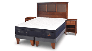 JUEGO DE DORMITORIO CIC CAMA EUROPEA SUPER PREMIUM KING + SET NEW TORINO