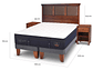 JUEGO DE DORMITORIO CIC CAMA EUROPEA SUPER PREMIUM KING + SET NEW TORINO - Miniatura 3