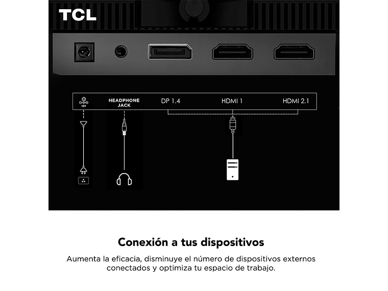 MONITOR GAMER TCL 27' R73Q 240HZ HDR QD-MINILED 1MS 7