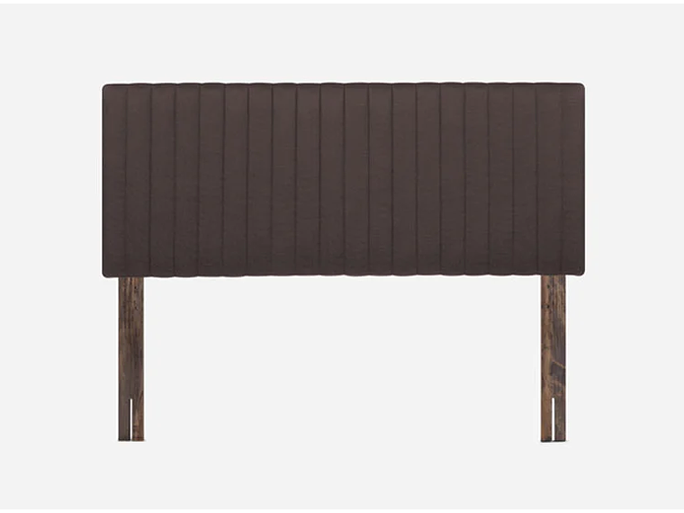 JUEGO DE DORMITORIO ROSEN CAMA EUROPEA ERGO T NEW 2 PLAZAS B/N + RESPALDO LUCIO CHOCOLATE 4