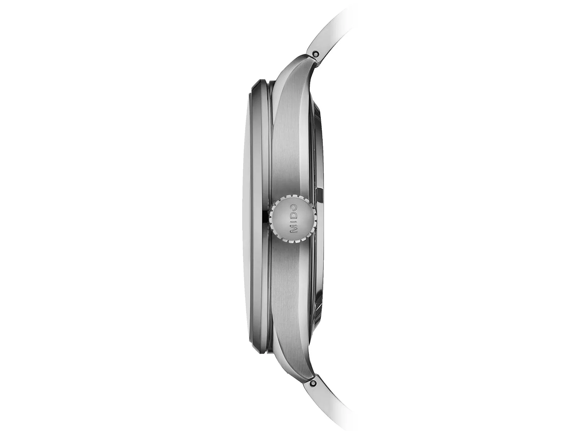 RELOJ MIDO MULTIFORT CRONO ACERO NEGRO 2