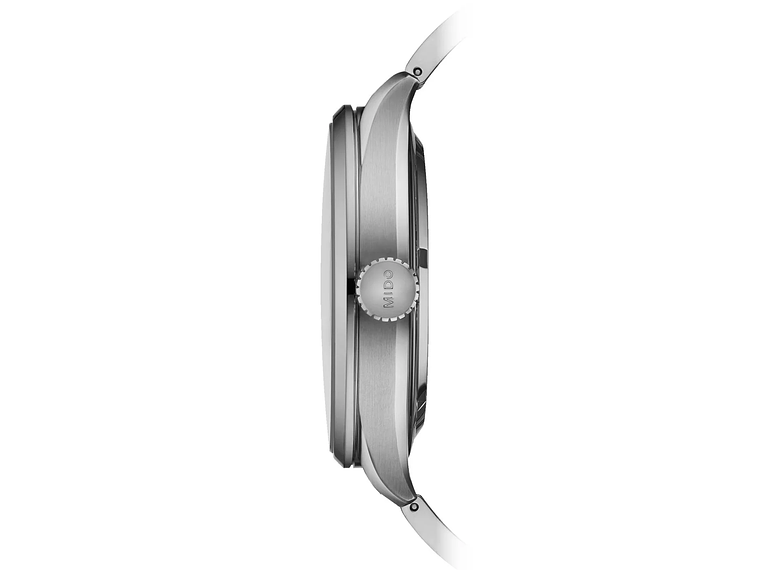 RELOJ MIDO MULTIFORT CRONO ACERO NEGRO 2