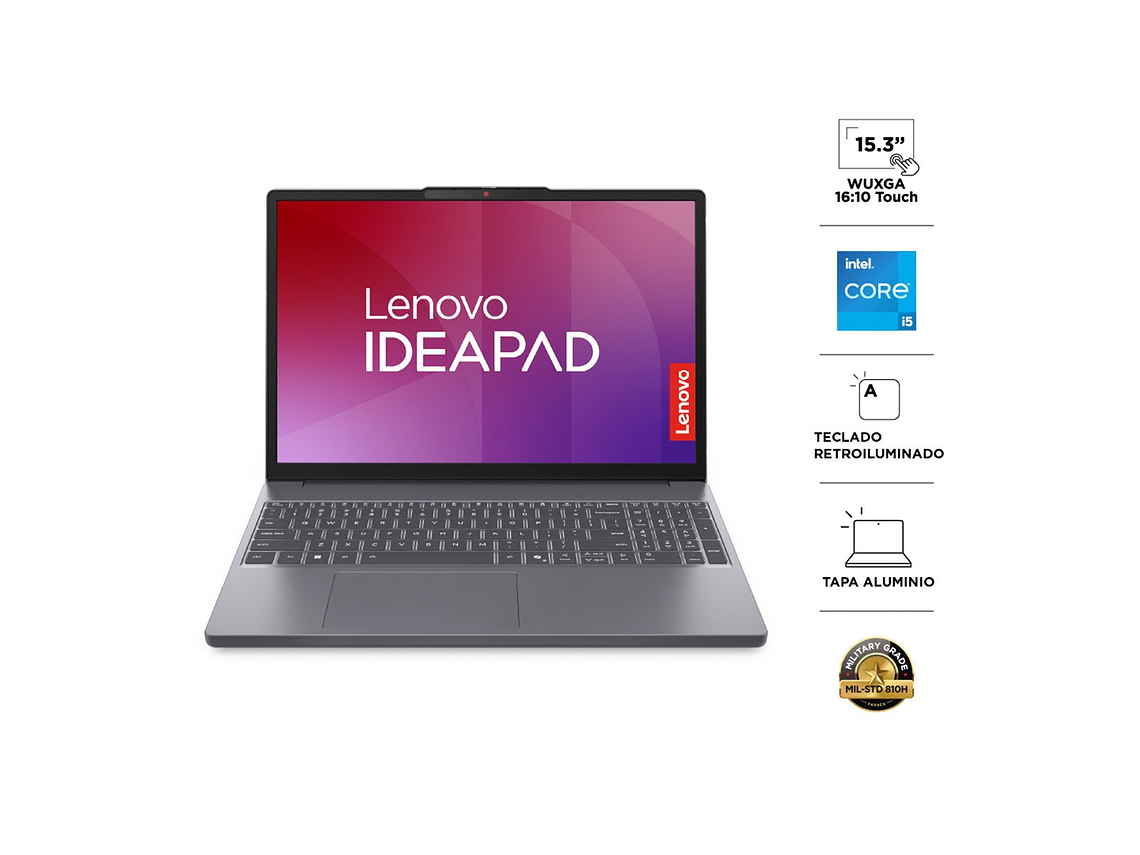 NOTEBOOK LENOVO IDEAPAD SLIM 3 GEN 10 INTEL CORE I5 16GB RAM 1TB SSD TOUCH 15.3” 1