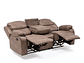 SILLÓN VYS SPA 3 CUERPOS ACERO BEIGE RECLINABLE - Miniatura 5