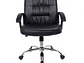 SILLÓN EJECUTIVO CUERO PU NEGRO SILLA RECLINABLE CON APOYABRAZOS - Miniatura 1
