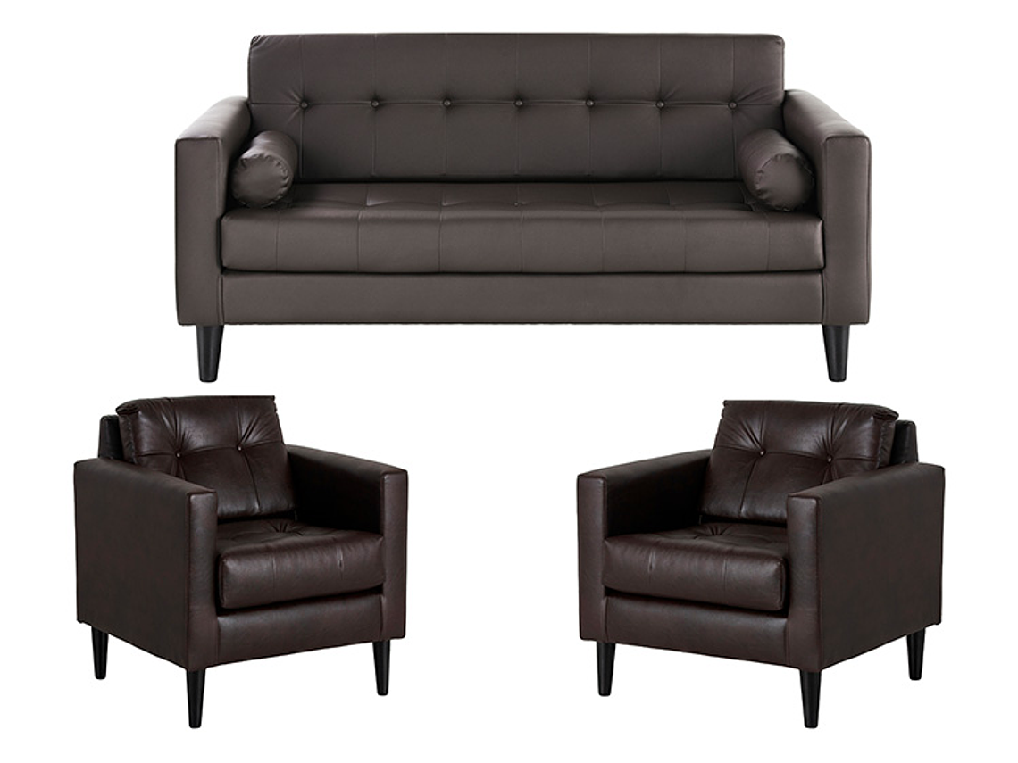 JUEGO DE LIVING BODEVIR RETRO PU 3-1-1 CUERPOS 5