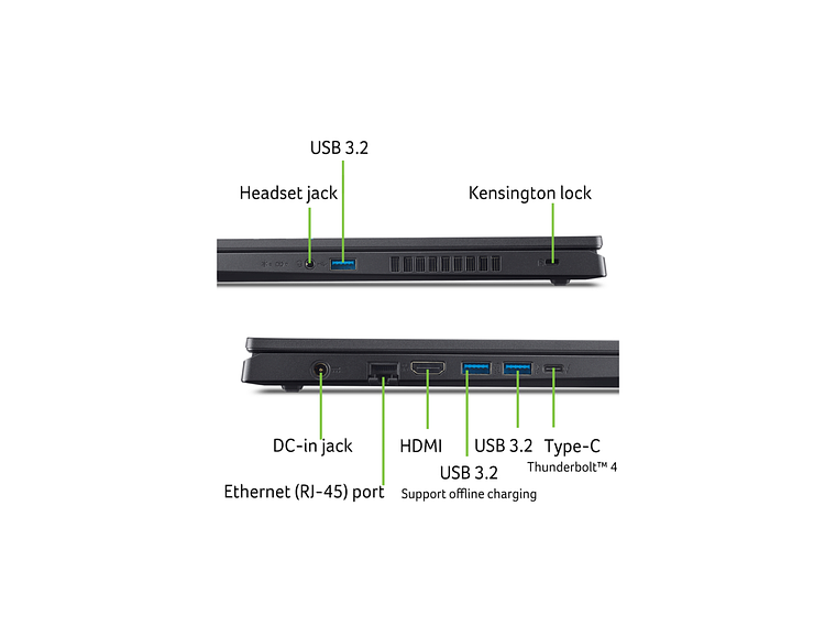 NOTEBOOK GAMER ACER 15'6 RYZEN 7/ 16GB /512 SSD/ RTX 4050 3