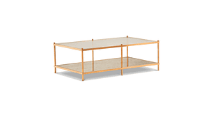 MESA CENTRO ROSEN TRIBECA 120 X 70 CM ACERO