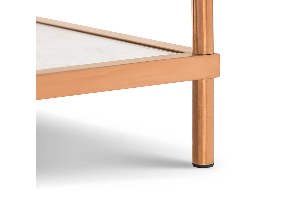 MESA CENTRO ROSEN TRIBECA 120 X 70 CM ACERO 3