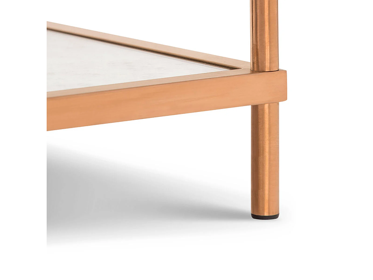 MESA CENTRO ROSEN TRIBECA 120 X 70 CM ACERO 3