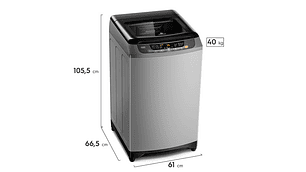 LAVADORA CARGA SUPERIOR MADEMSA 18 SZG 18KG GRIS