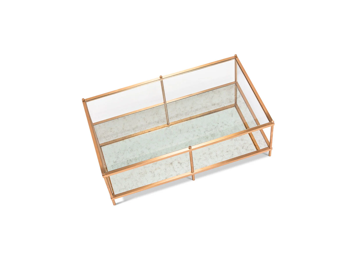 MESA CENTRO ROSEN TRIBECA 120 X 70 CM ACERO 6