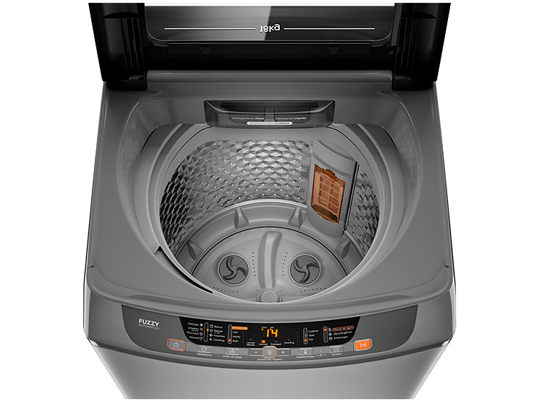 LAVADORA CARGA SUPERIOR MADEMSA 18 SZG 18KG GRIS 6