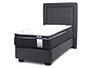 JUEGO DE DORMITORIO DRIMKIP CAMA AMERICANA DUO POCKET 1 PLAZA GRIS + RESPALDO + TOPPER - Miniatura 1