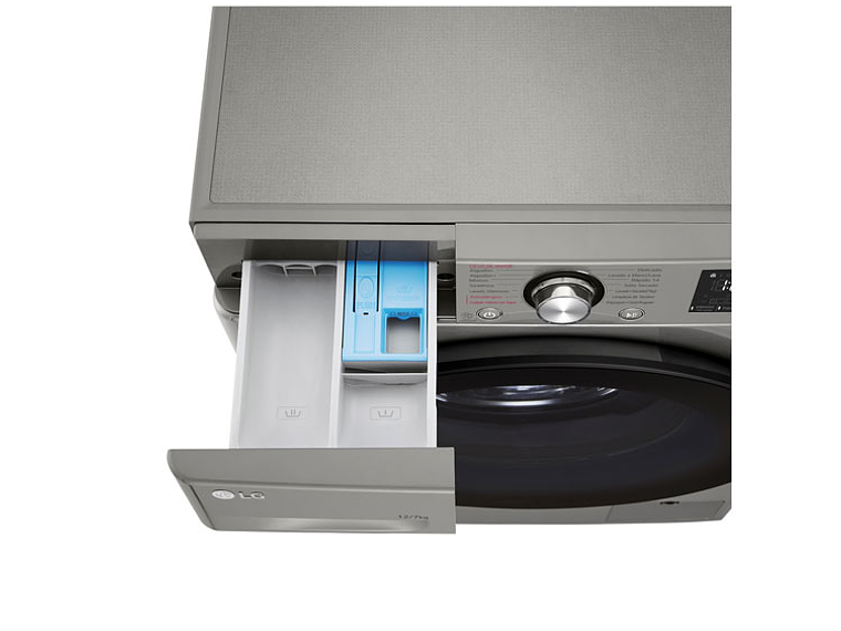 LAVADORA SECADORA LG 12 KG 7 KG CARGA FRONTAL WD12VVC5S6C AI DD 4