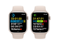 APPLE WATCH SERIE 8 (GPS) CAJA STARLIGHT ALUMINIO 45MM CON CORREA SPORT STARLIGHT - M/L - Miniatura 2