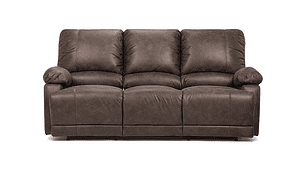 SOFÁ ROSEN RECLINABLE BUCAREST PU 3 CUERPOS CAFÉ