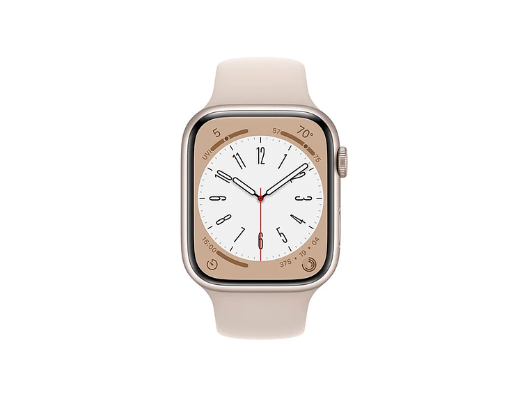 APPLE WATCH SERIE 8 (GPS) CAJA STARLIGHT ALUMINIO 45MM CON CORREA SPORT STARLIGHT - M/L 3