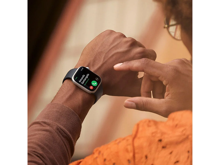 APPLE WATCH SERIE 8 (GPS) CAJA STARLIGHT ALUMINIO 45MM CON CORREA SPORT STARLIGHT - M/L 4