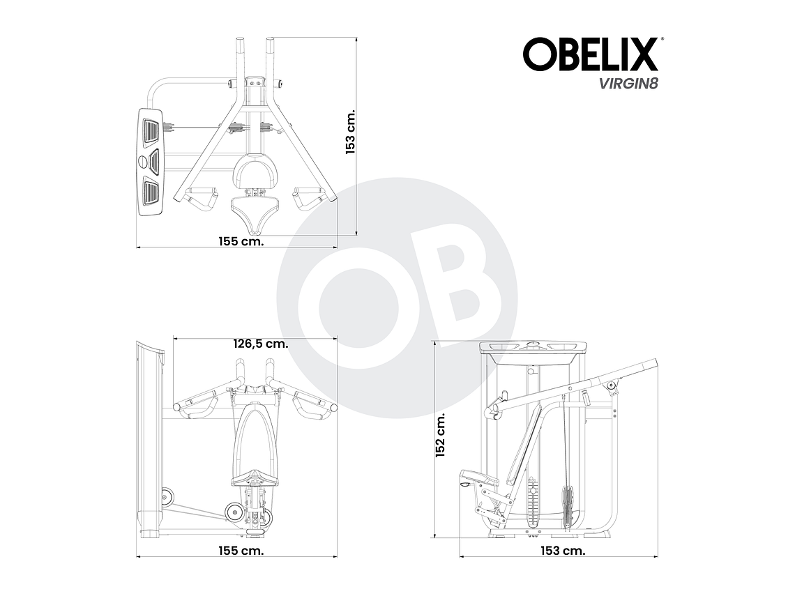 Press de Hombro V8 Series | Obelix 2