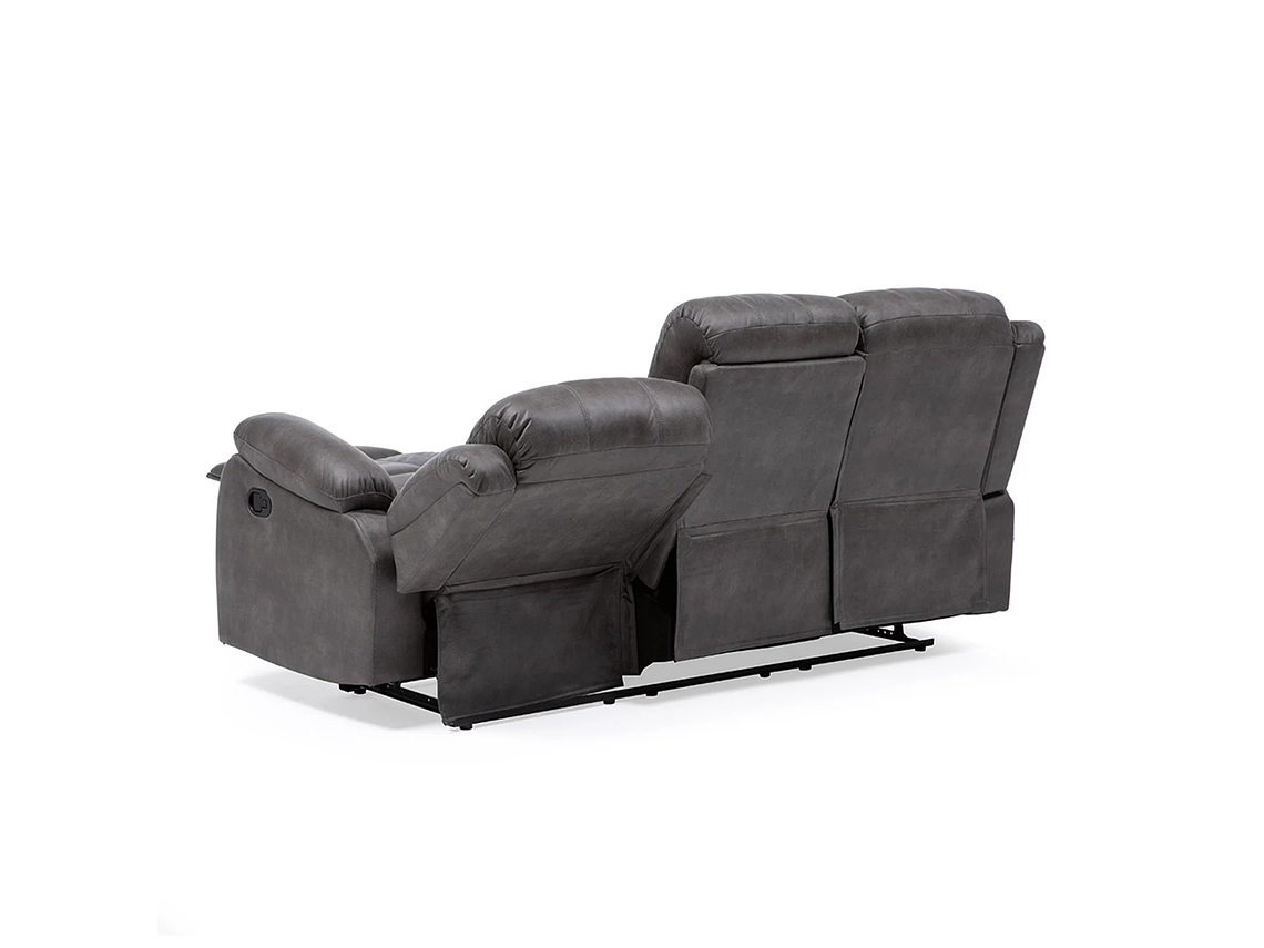 SOFÁ VYS SPA 3 CUERPOS ACERO GRIS RECLINABLE ISABEL GREY 3