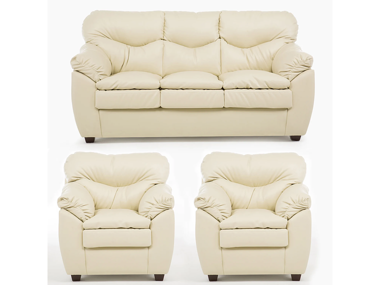 JUEGO LIVING ORION 311 PU BEIGE 1